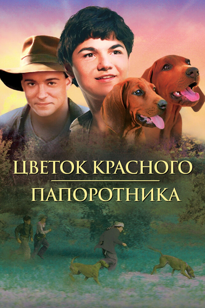 Цветок красного папоротника